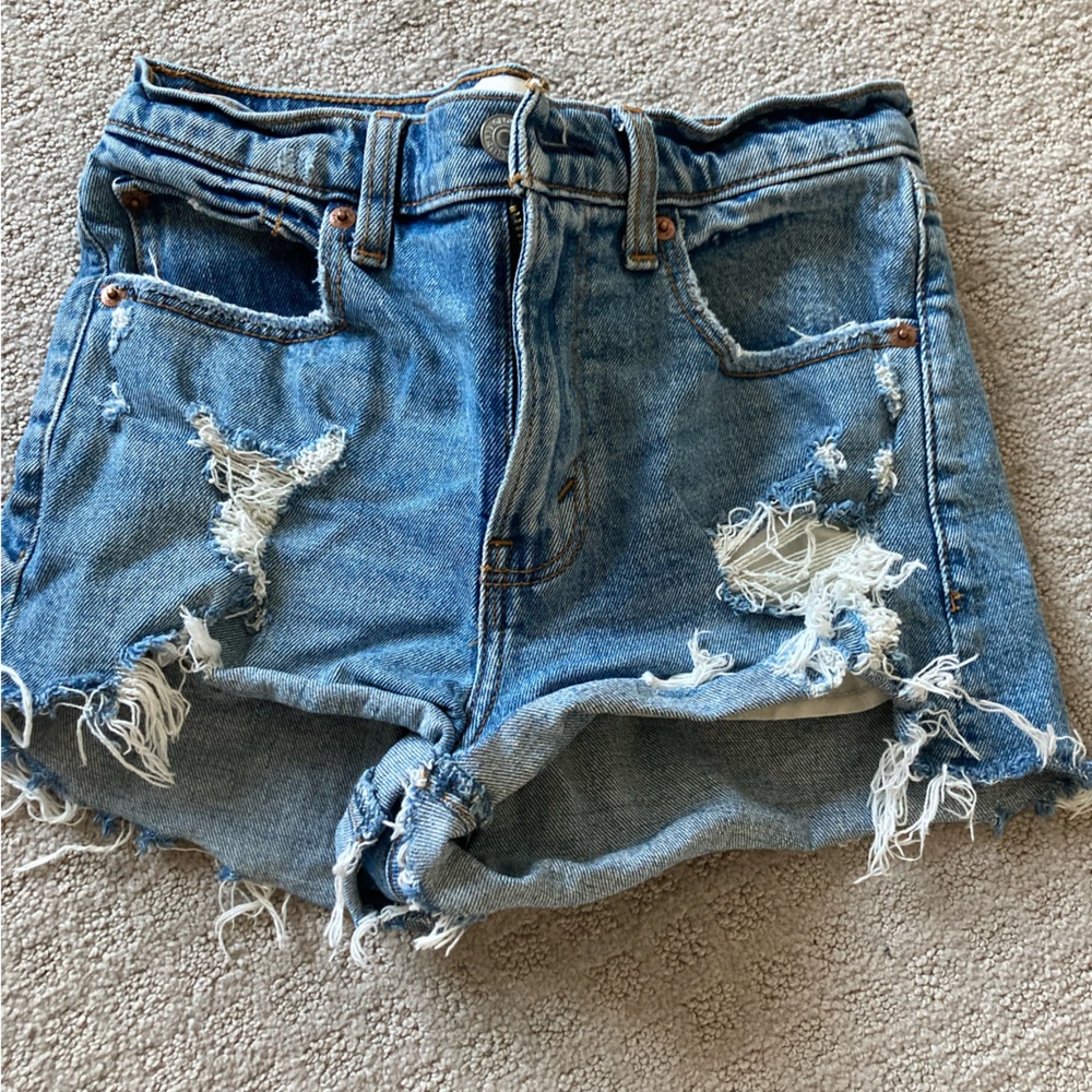 Abercrombie mom shorts denim